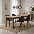 Nordic hanglamp met zwart glazen ontwerp