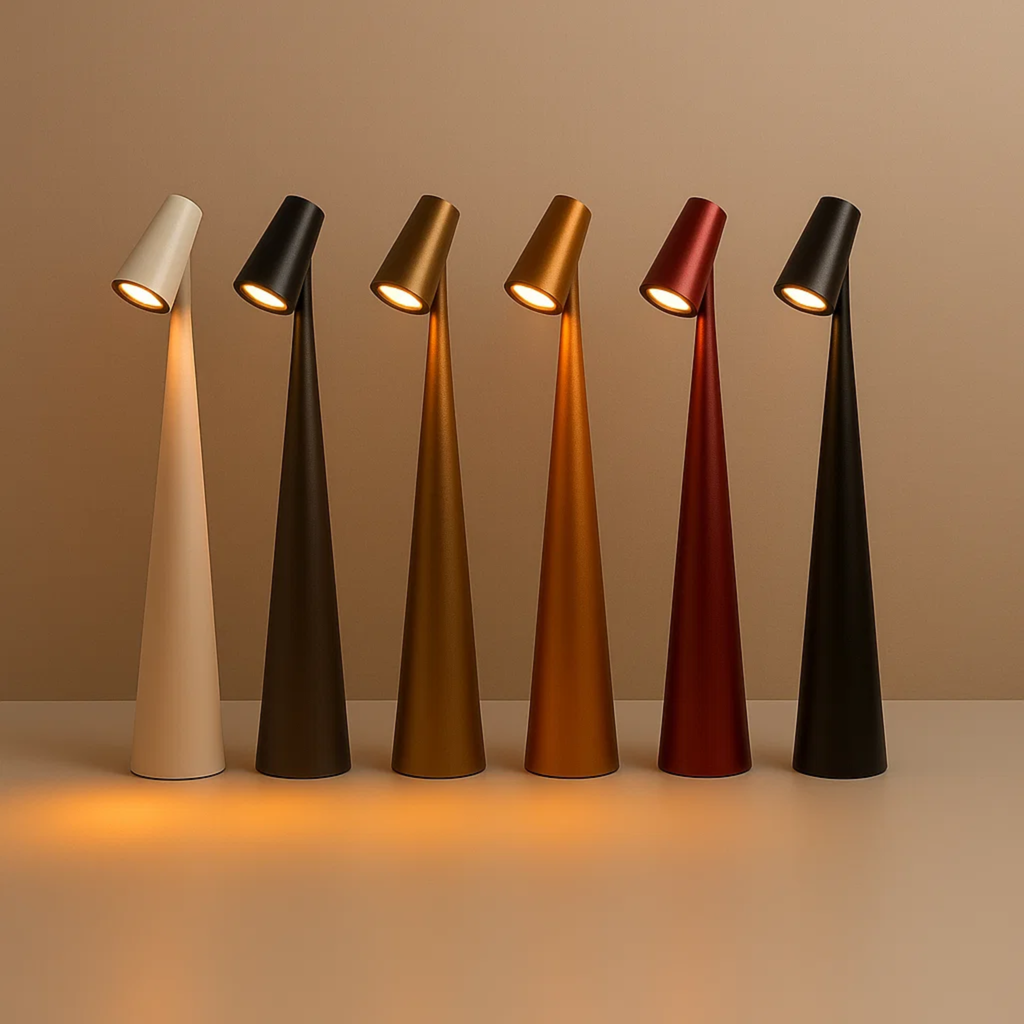 Draadloze slanke tafellamp