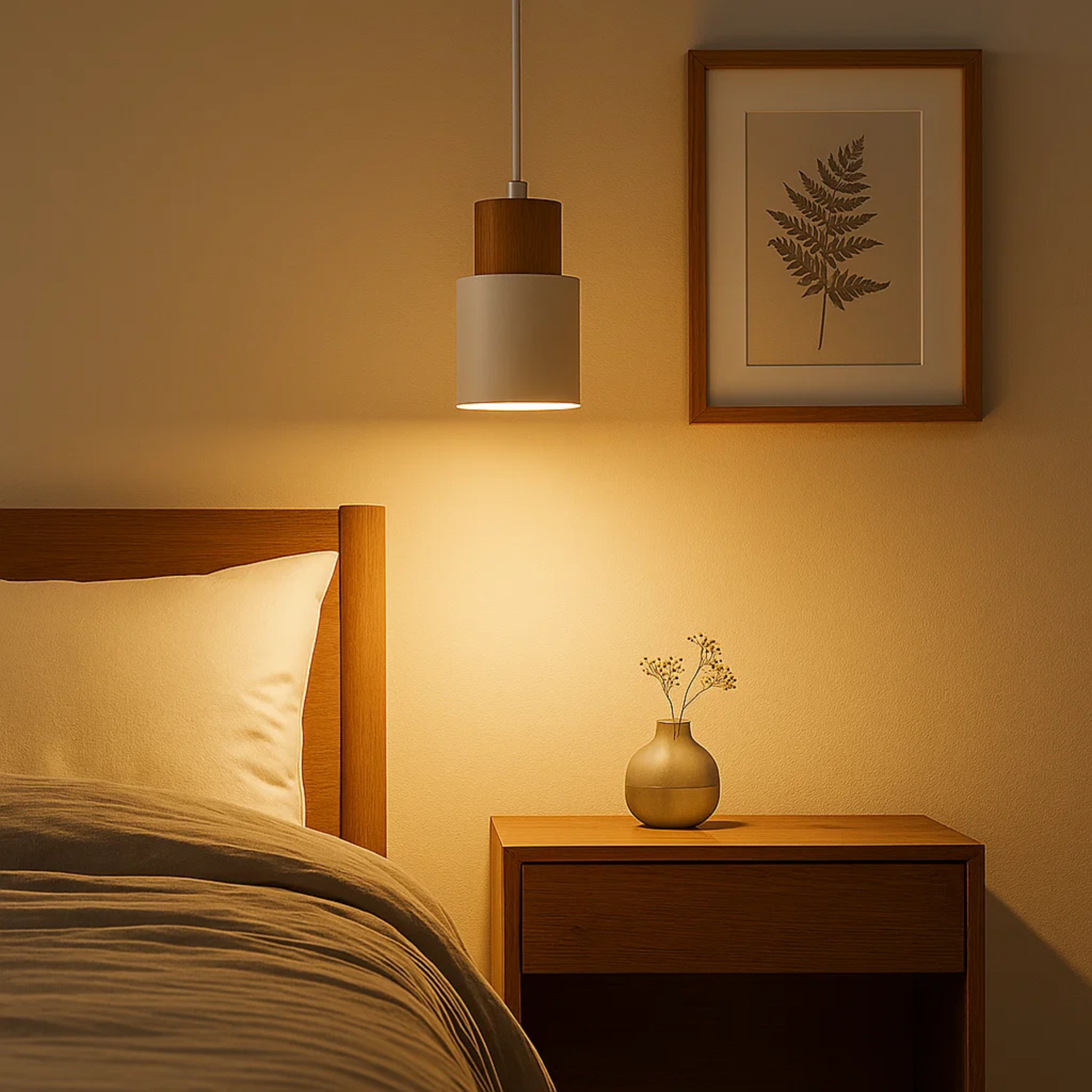 Kleurrijke cilindervormige macaron hanglamp