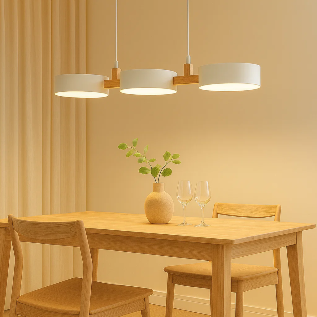 Scandinavische hanglamp met ronde bollen