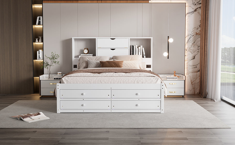Alvar Solid Wood Queen Platform Bed Frame