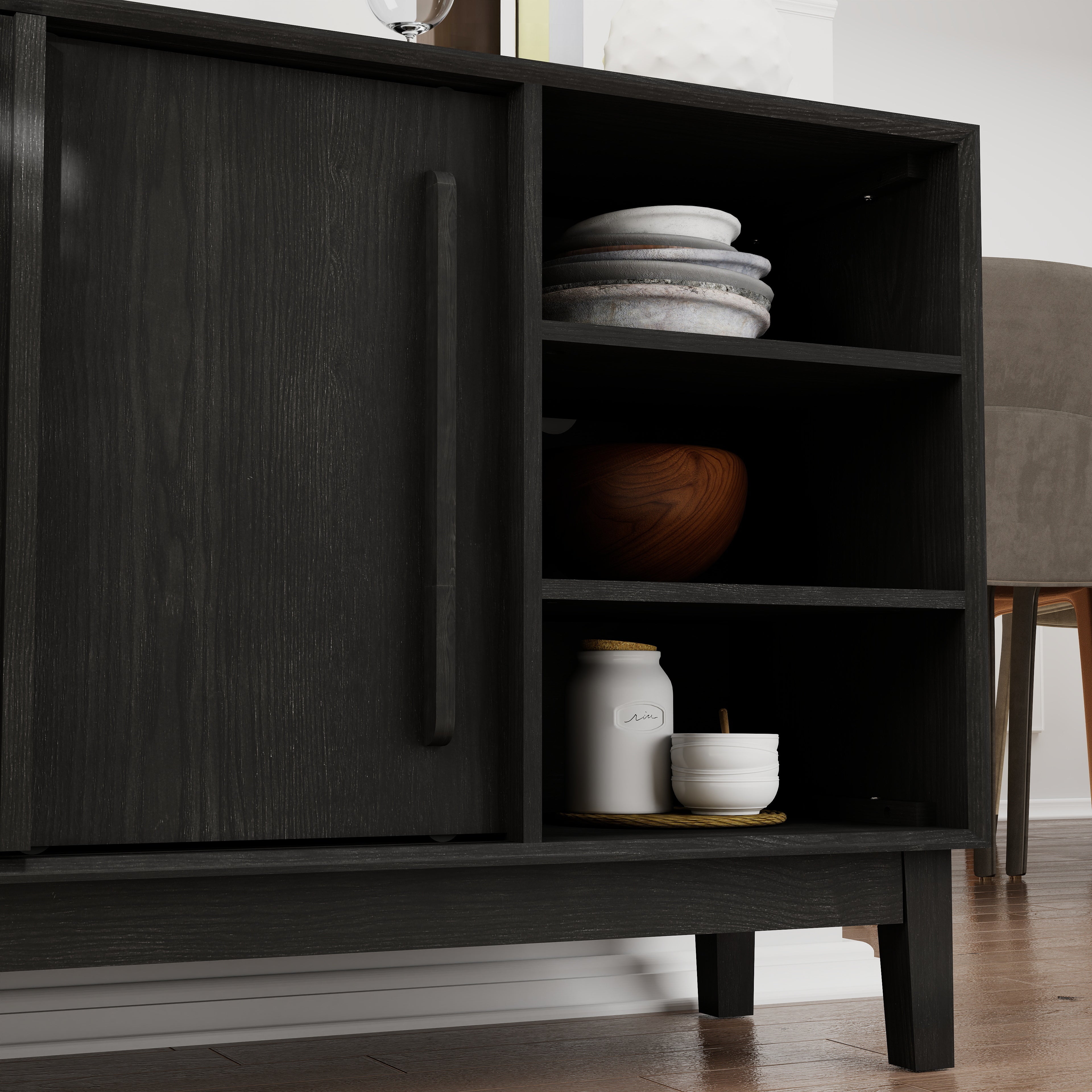 Lene Fluted Solid Wood Sideboard