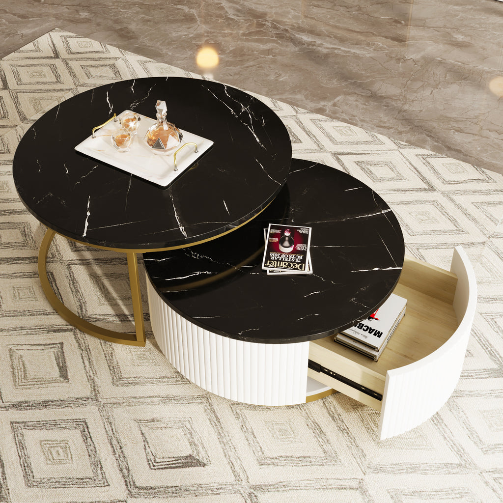 Thea Fluted Coffee Table