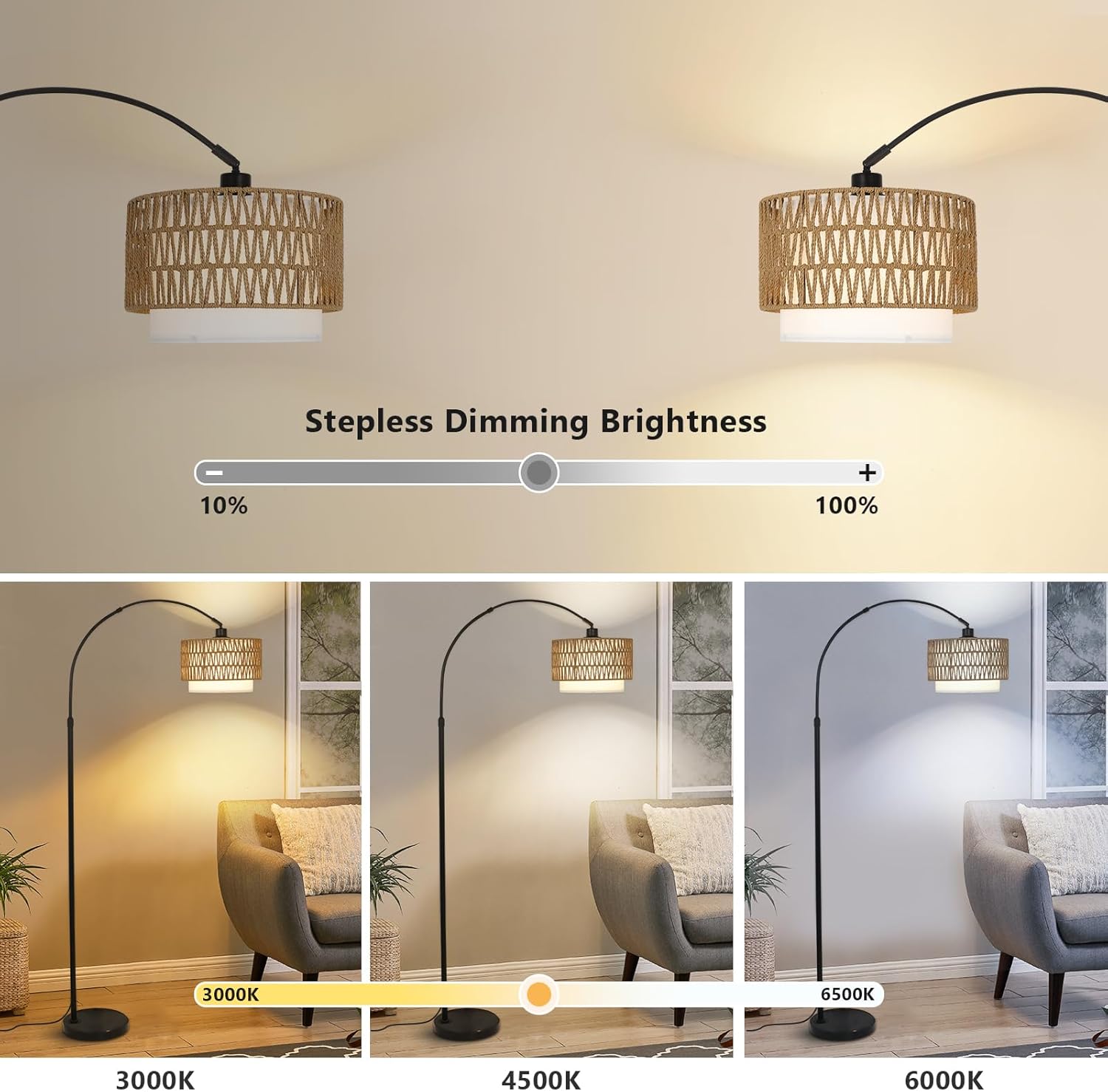 Bertine Arc Floor Lamp