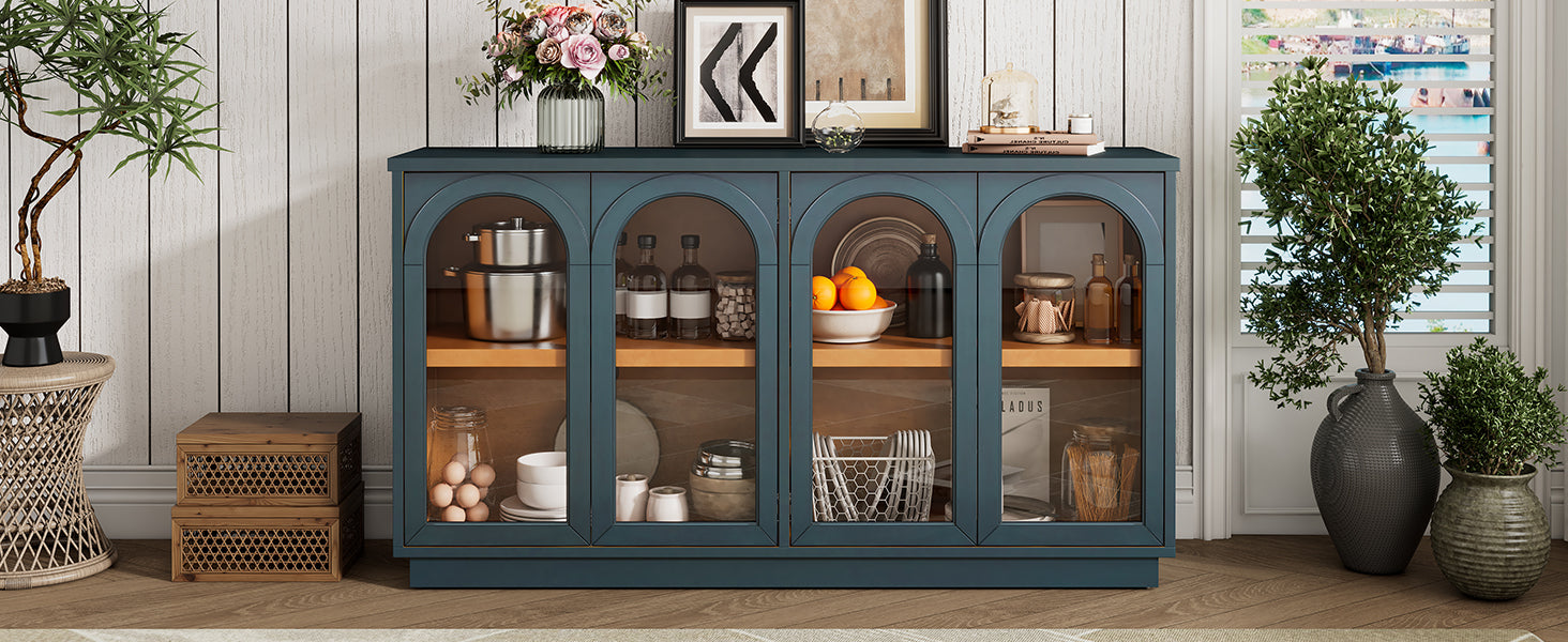 Ilse Arched Solid Wood Sideboard