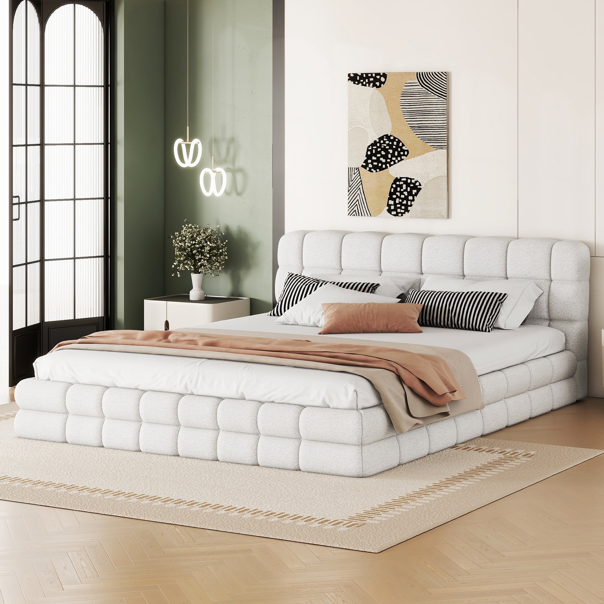 Hege Queen Platform Bed Frame