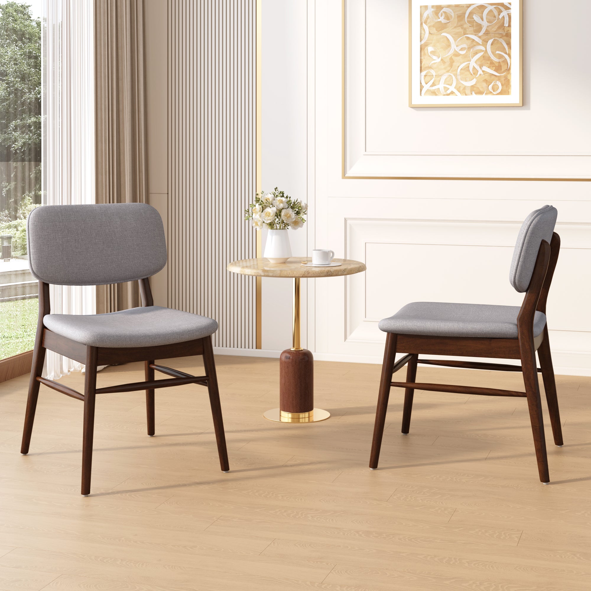 Dagny Walnut Dining Chair