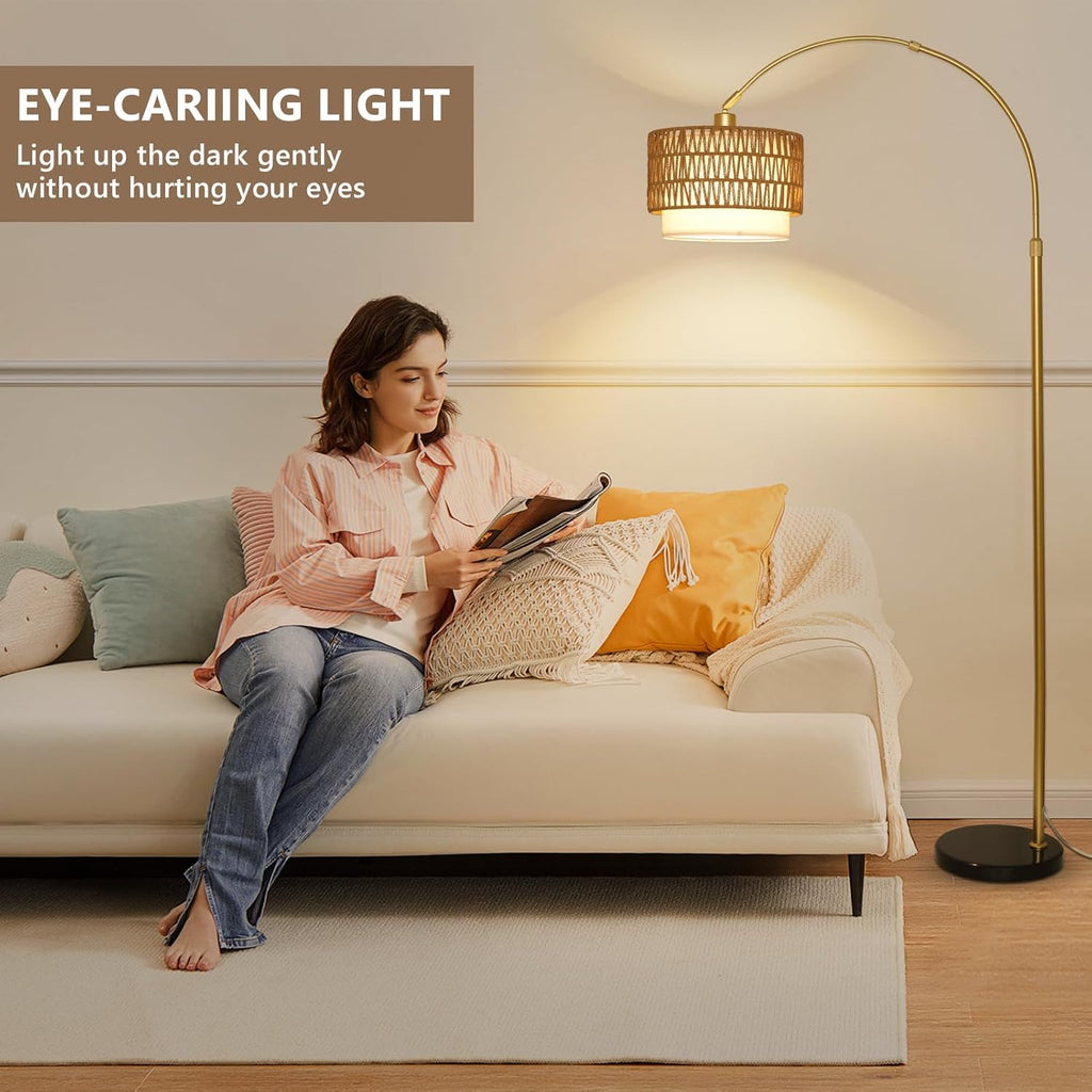 Eldbjorge Rattan Floor Lamp