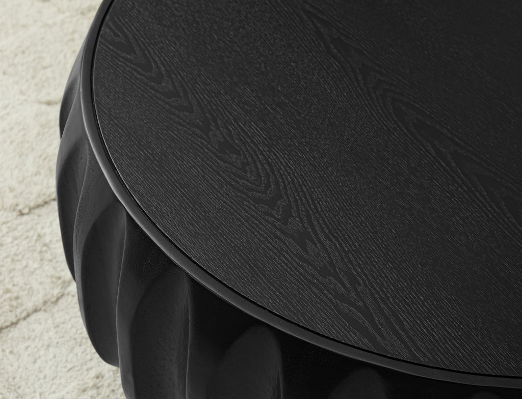 Rolf Round Solid Wood Coffee Table