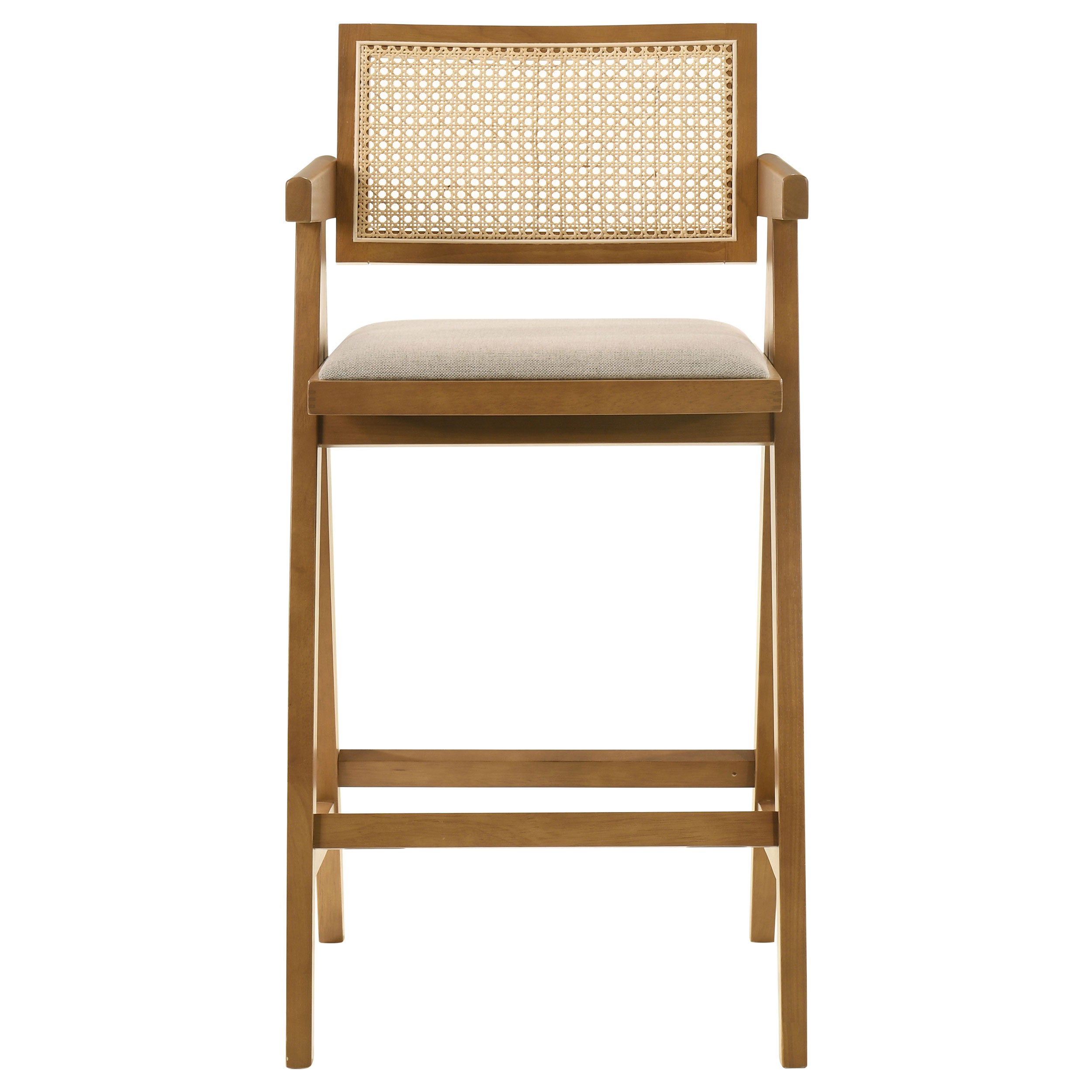 Vemund Walnut Bar Stool (Set of 2)