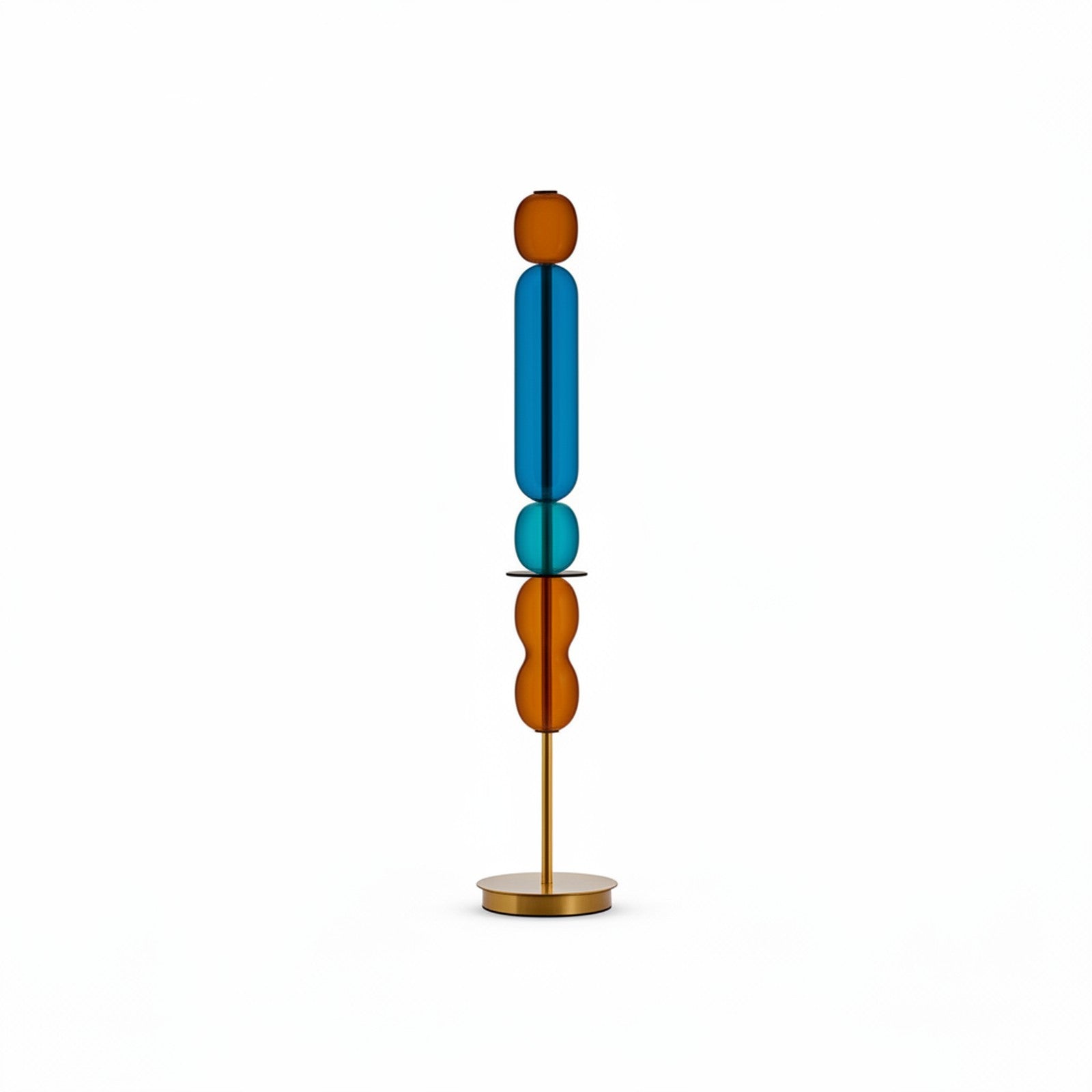 Drift Glass Floor Lamp - Back Angle View