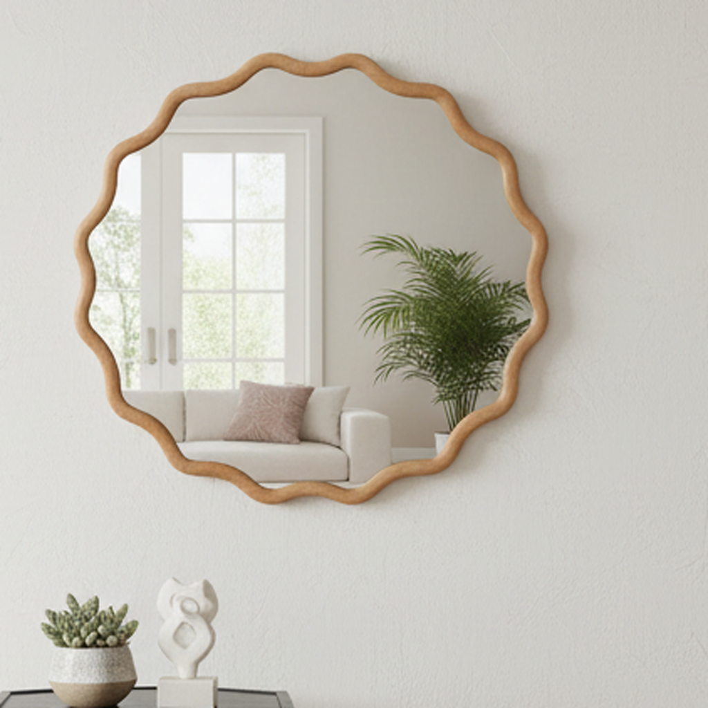 Jarno Wavy Wall Mirror