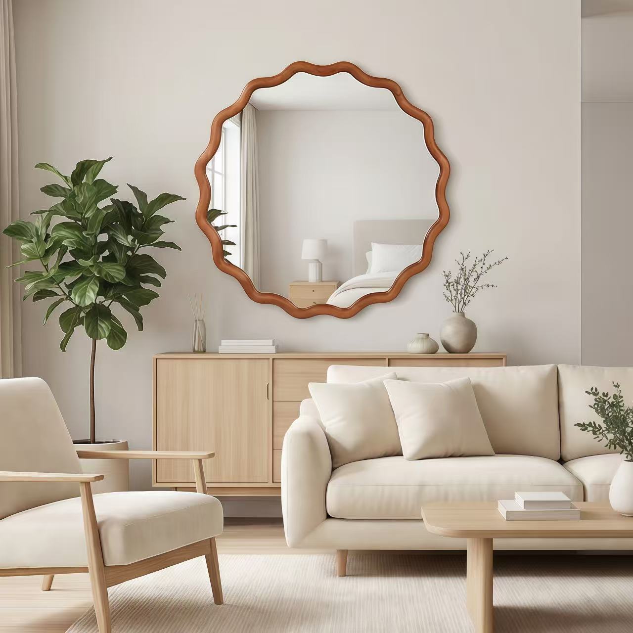 Enno Wavy Wall Mirror