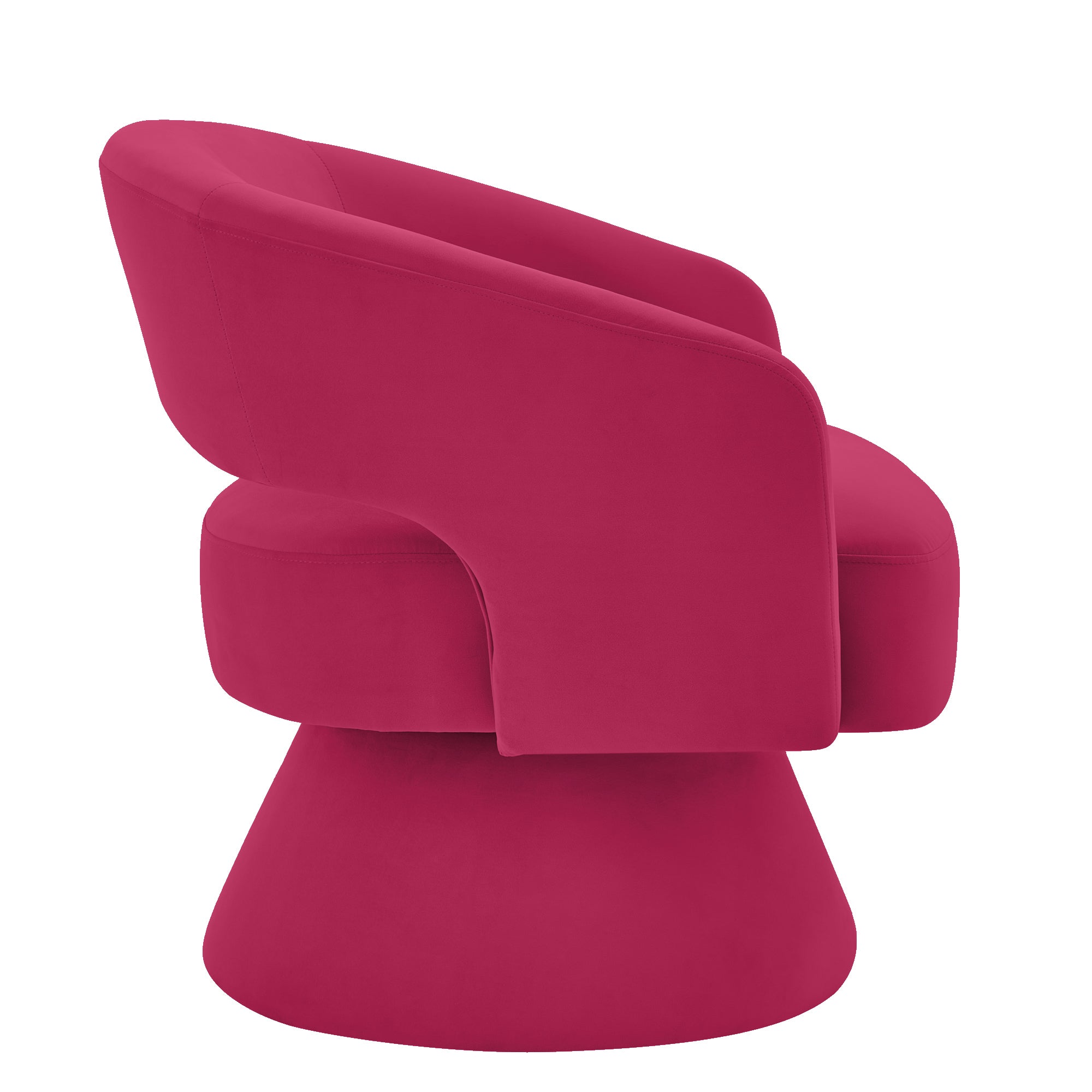 Frida Barrel Velvet Accent Chair