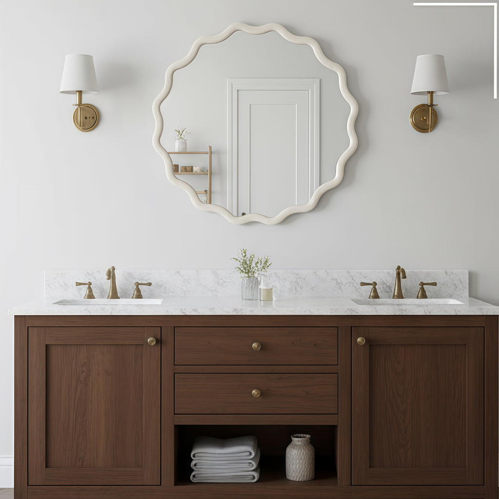 Grete Wavy Wall Mirror