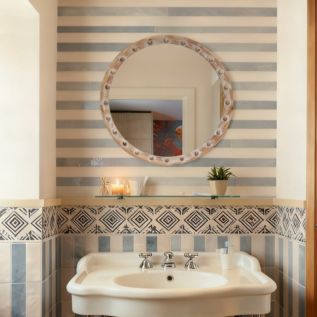 Oke Round Wall Mirror