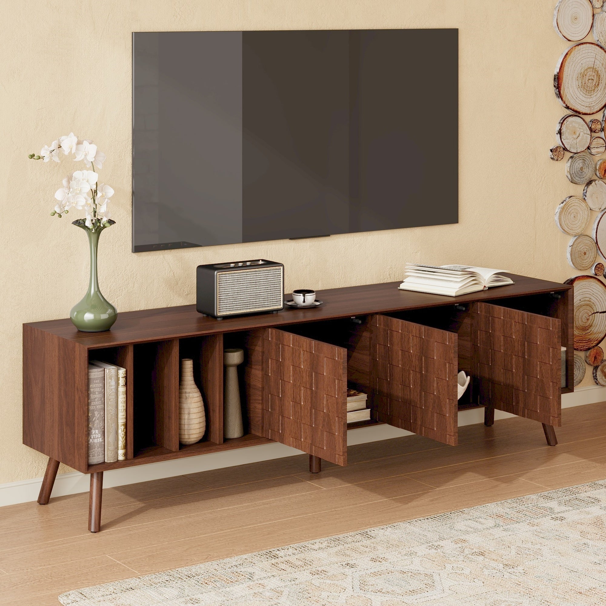 Arna Solid Wood TV Stand