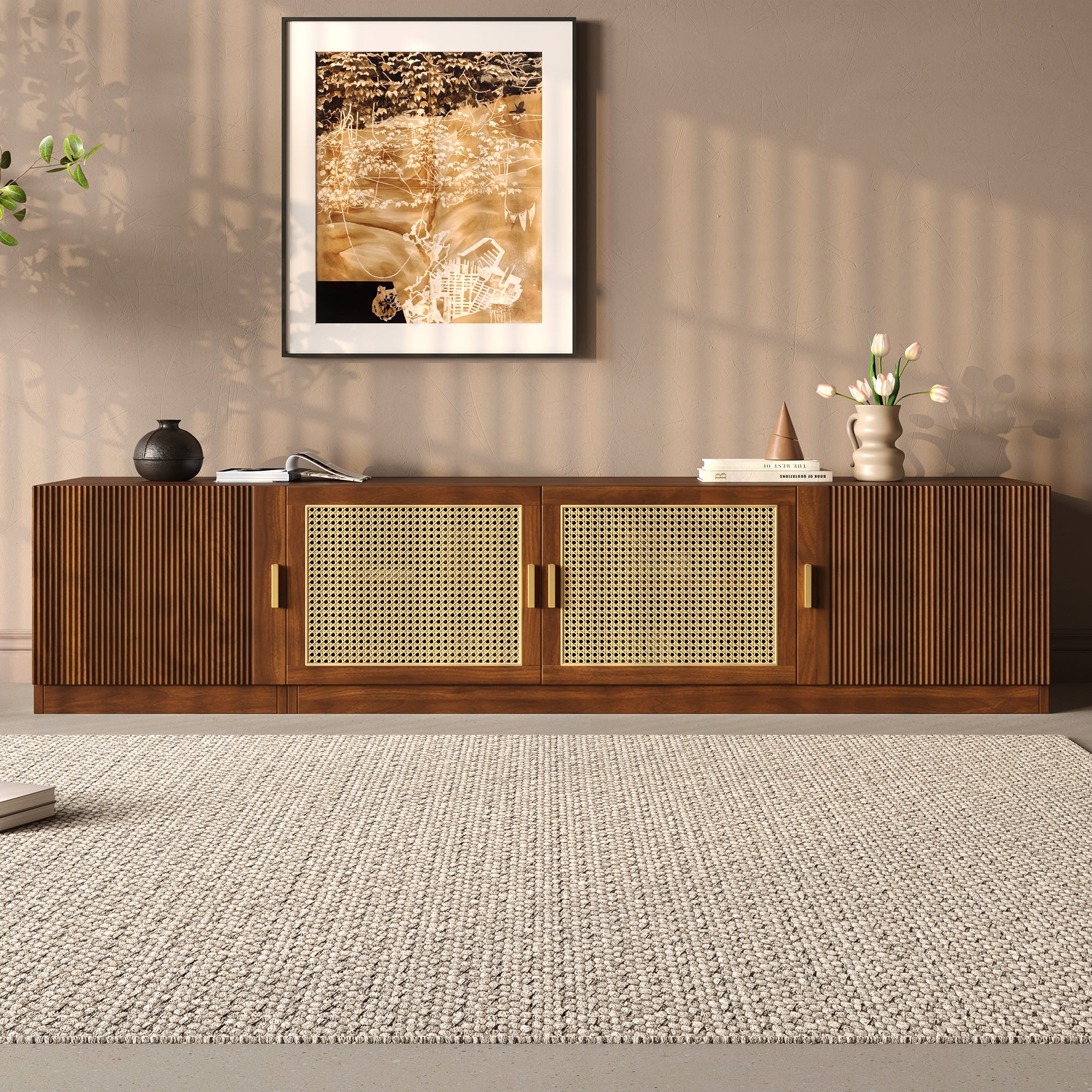 Birgit Rattan TV Stand