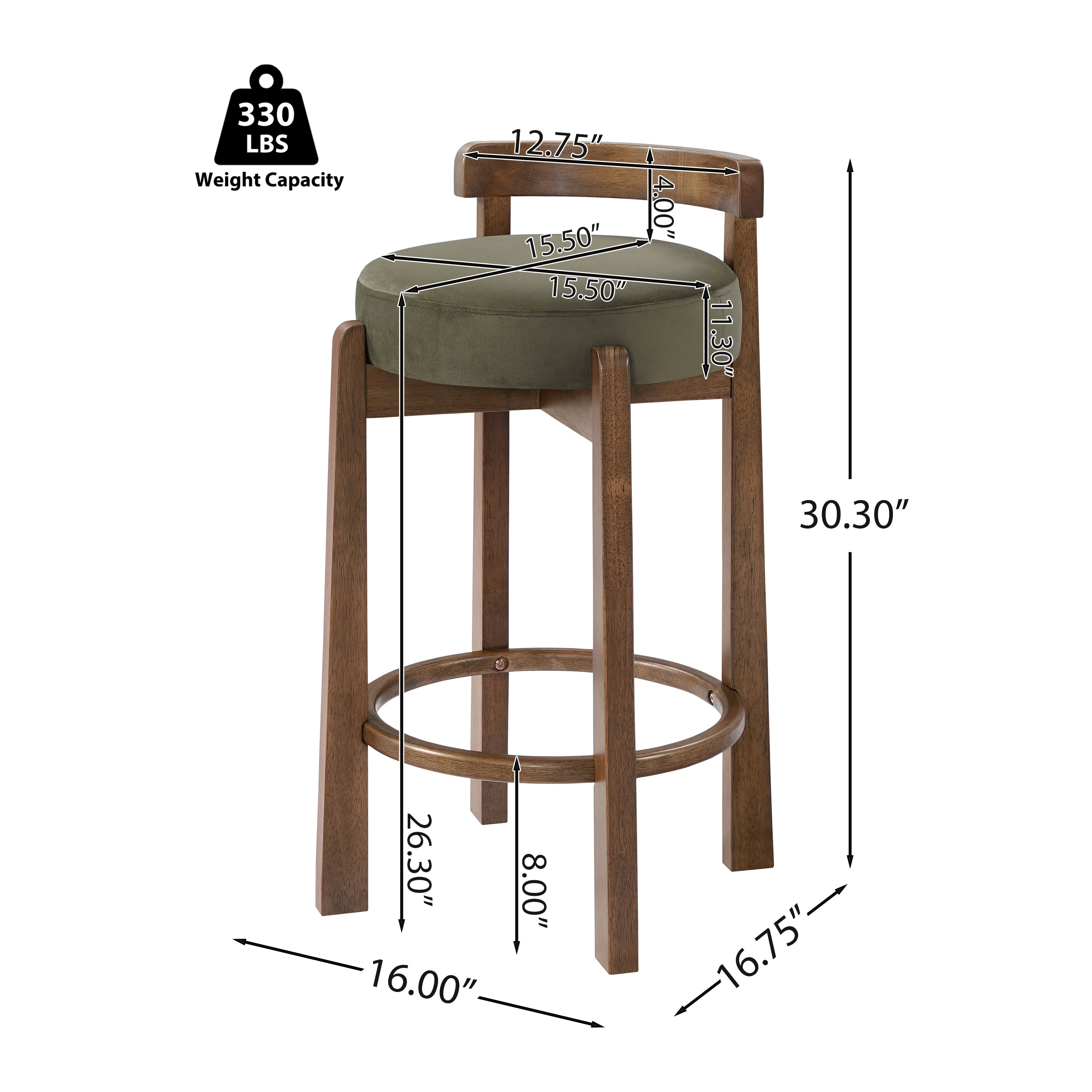 Hedda Walnut Dining Chair