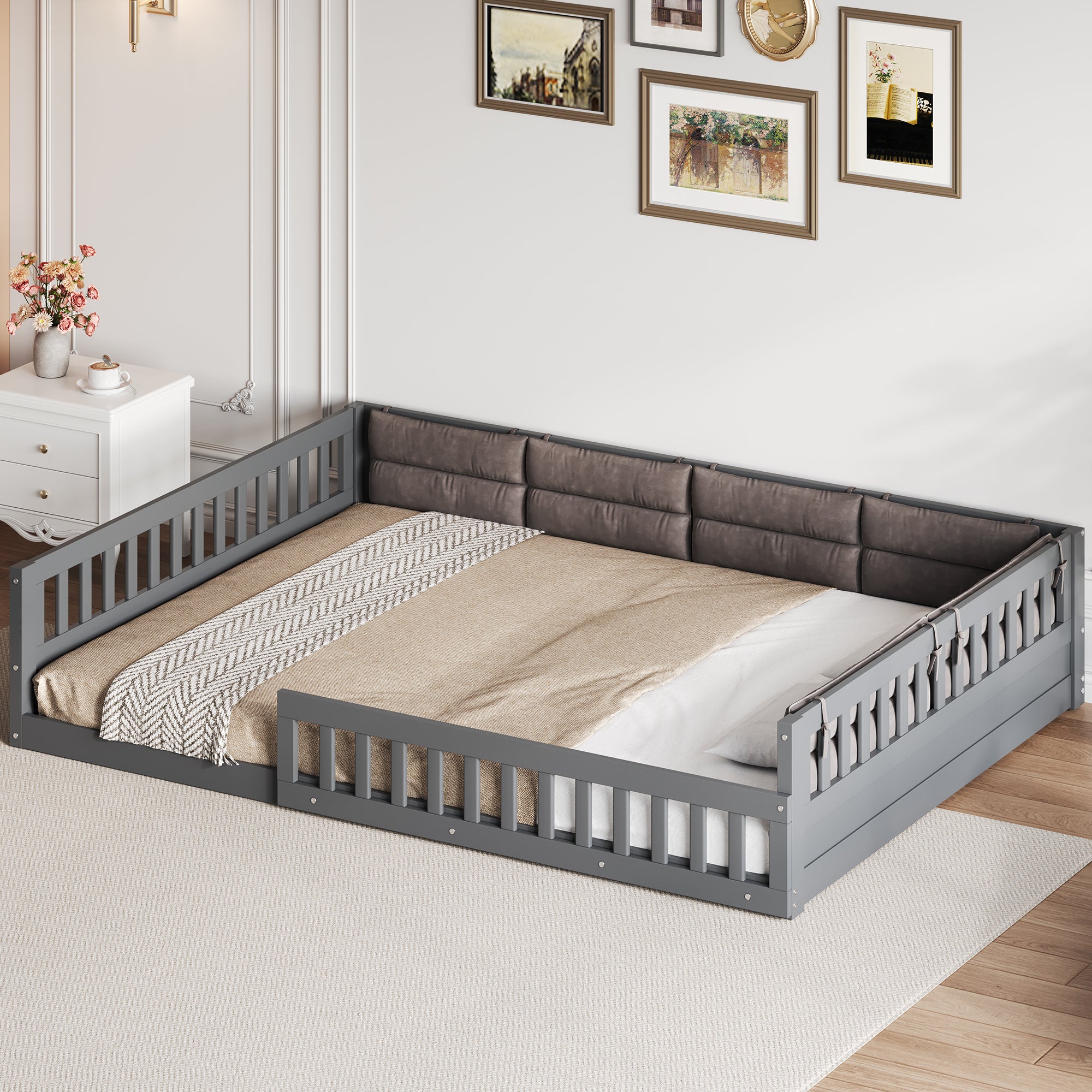 Eyvind Solid Wood Full Platform Bed Frame