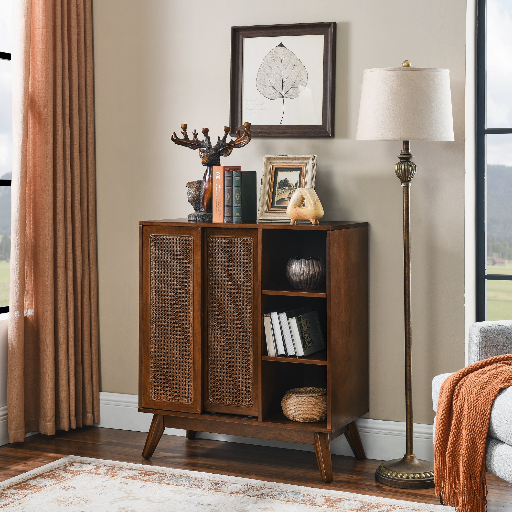Eldrid Rattan Sideboard