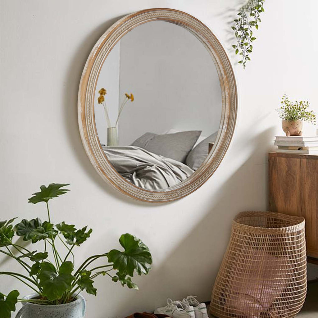 Tia Rattan Wall Mirror