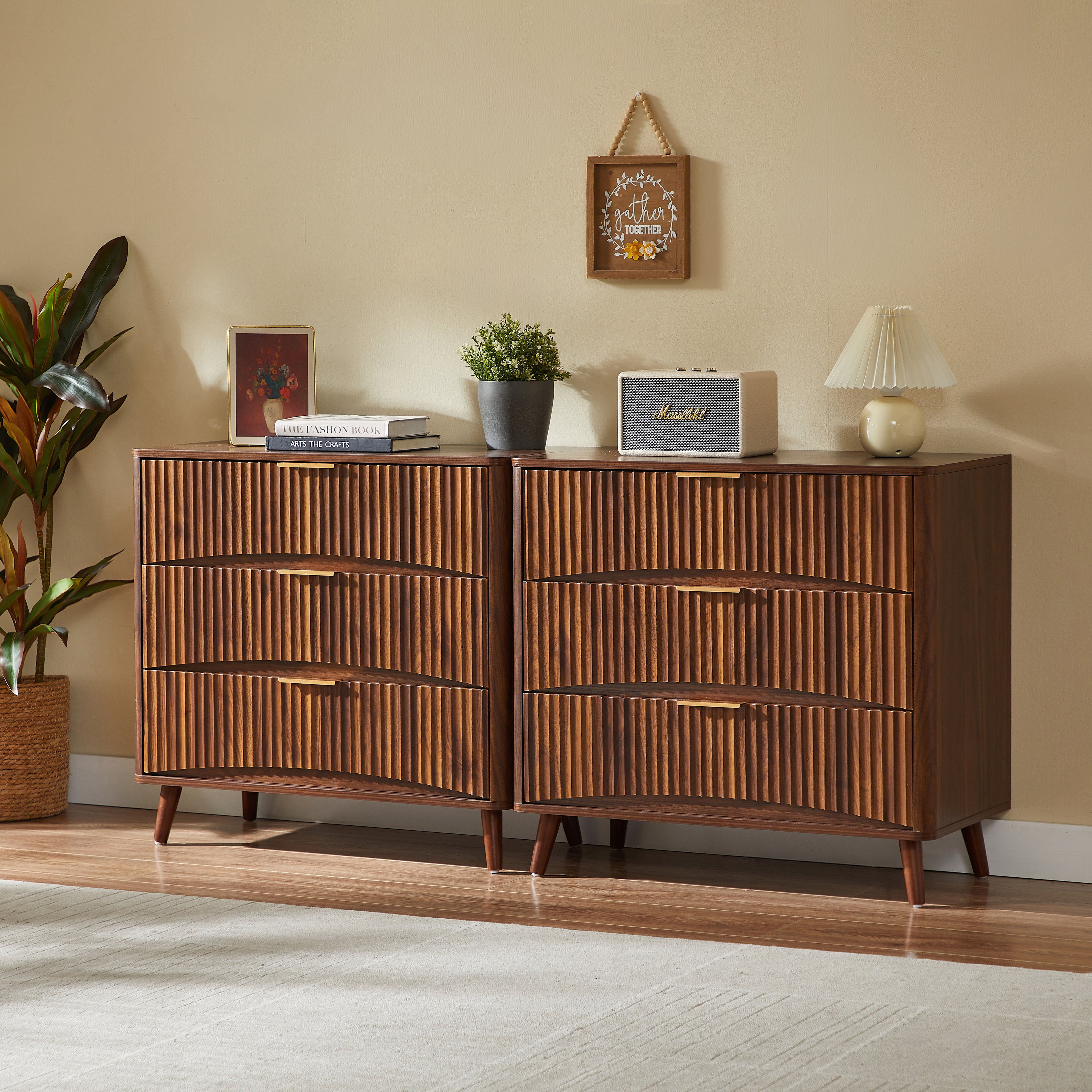 Ulla Fluted Oak Dresser
