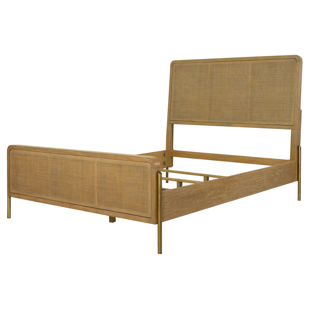 Thora Cane Queen Bed Frame