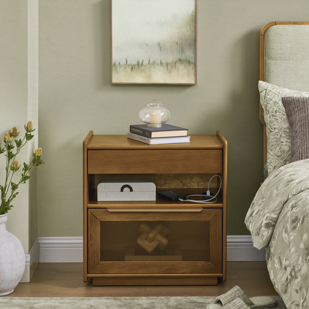 Vera Walnut Nightstand
