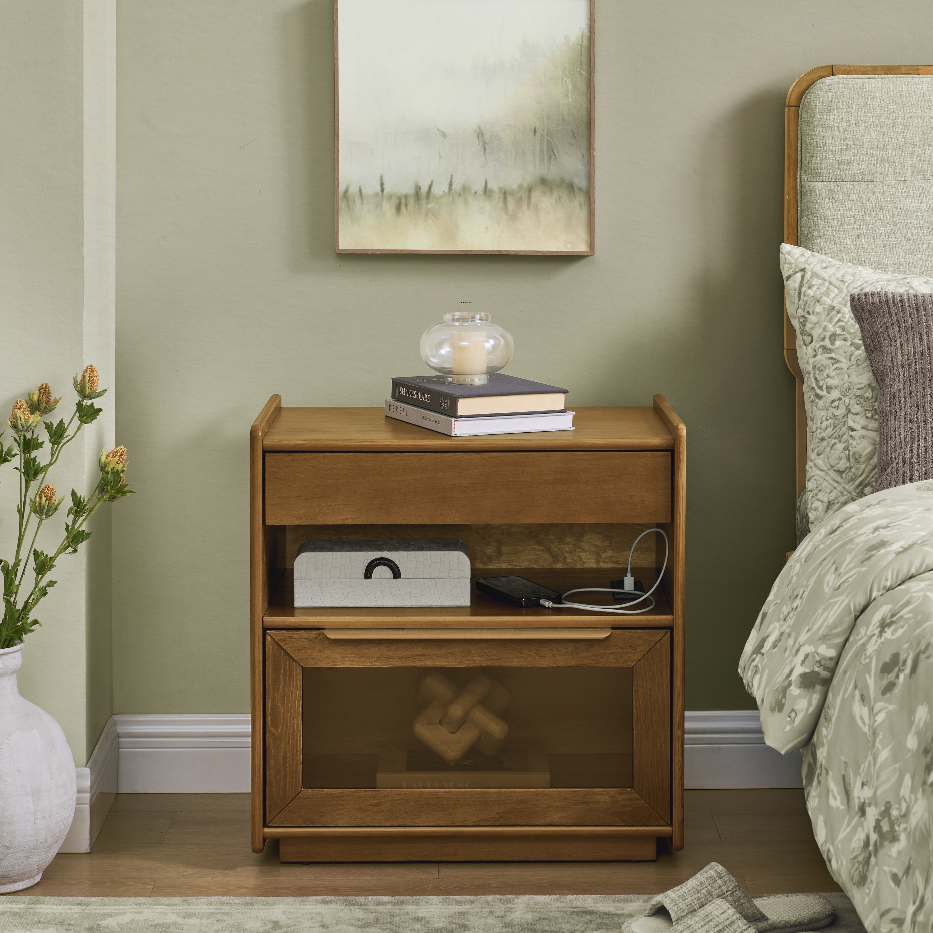 Vera Walnut Nightstand