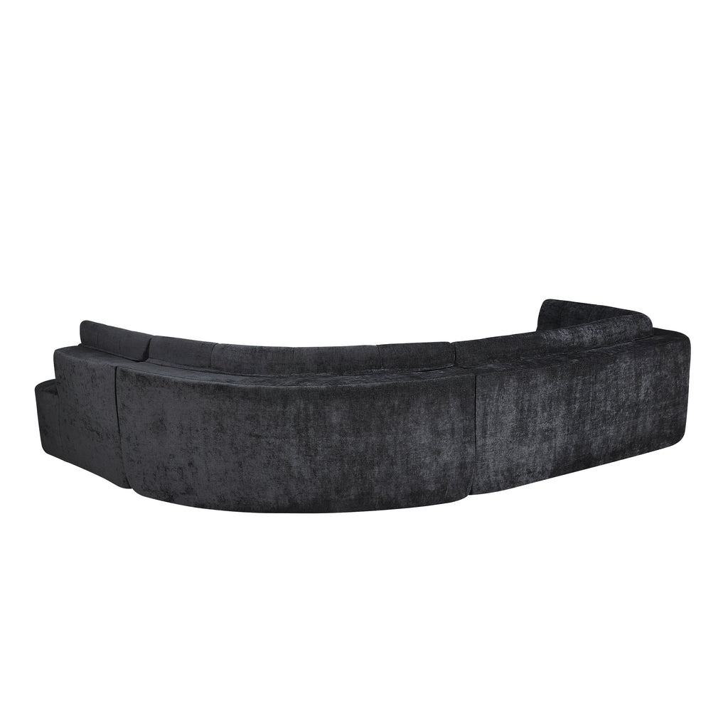 Elva Curved Sectional Sofa