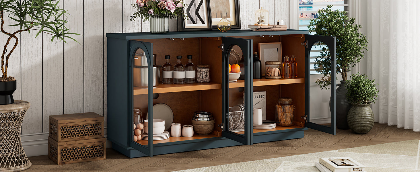 Ilse Arched Solid Wood Sideboard
