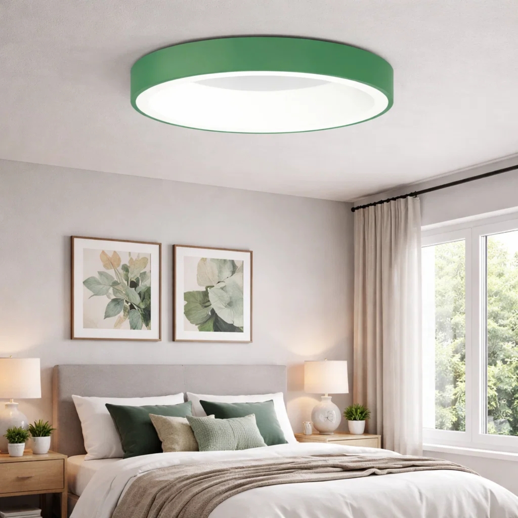 Sfeervolle ronde LED plafondlamp