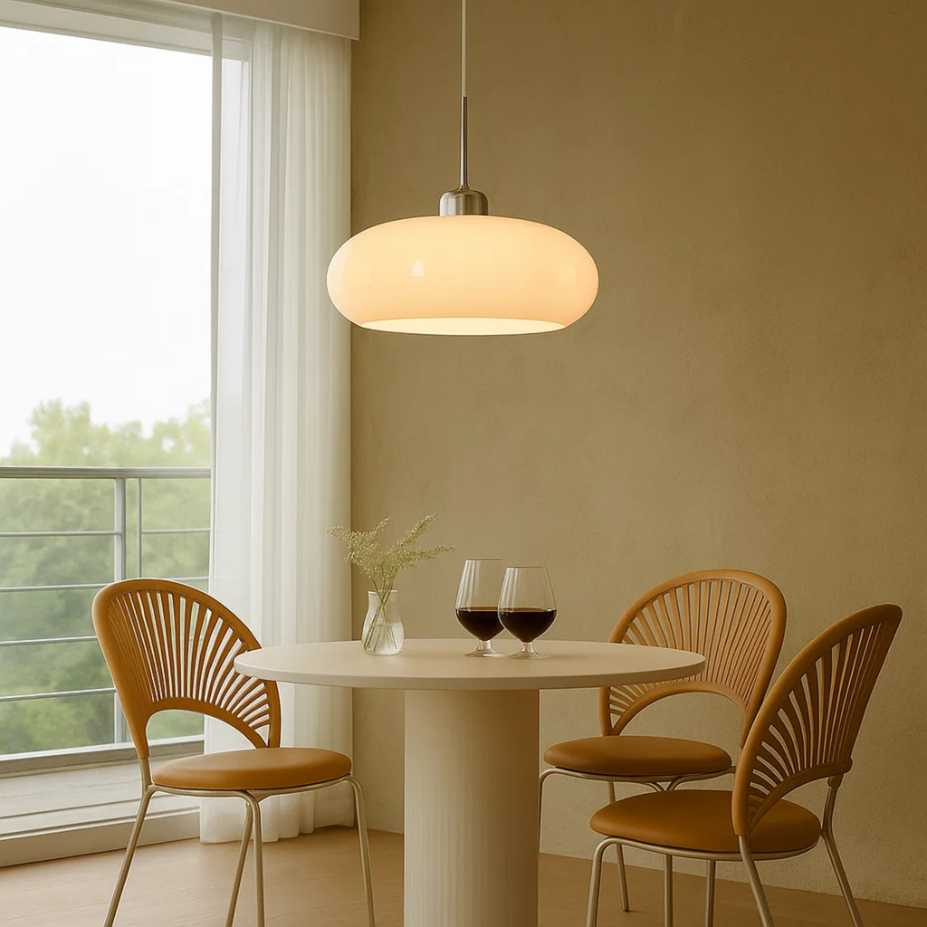 Bauhaus hanglamp met zachte glans