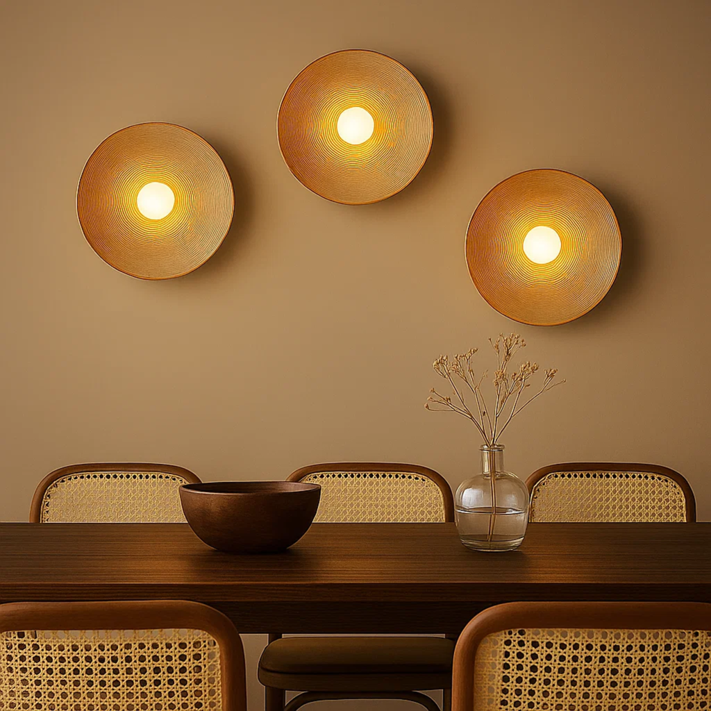 Japanse wandlamp met zacht licht