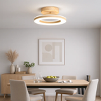 Strakke ronde plafondlamp in Scandinavische stijl