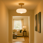 Vintage ronde retro plafondlamp