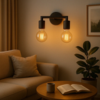 Industriële wandlamp met minimalistisch metalen armatuur