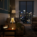 Klassieke sfeervolle kristallen tafellamp