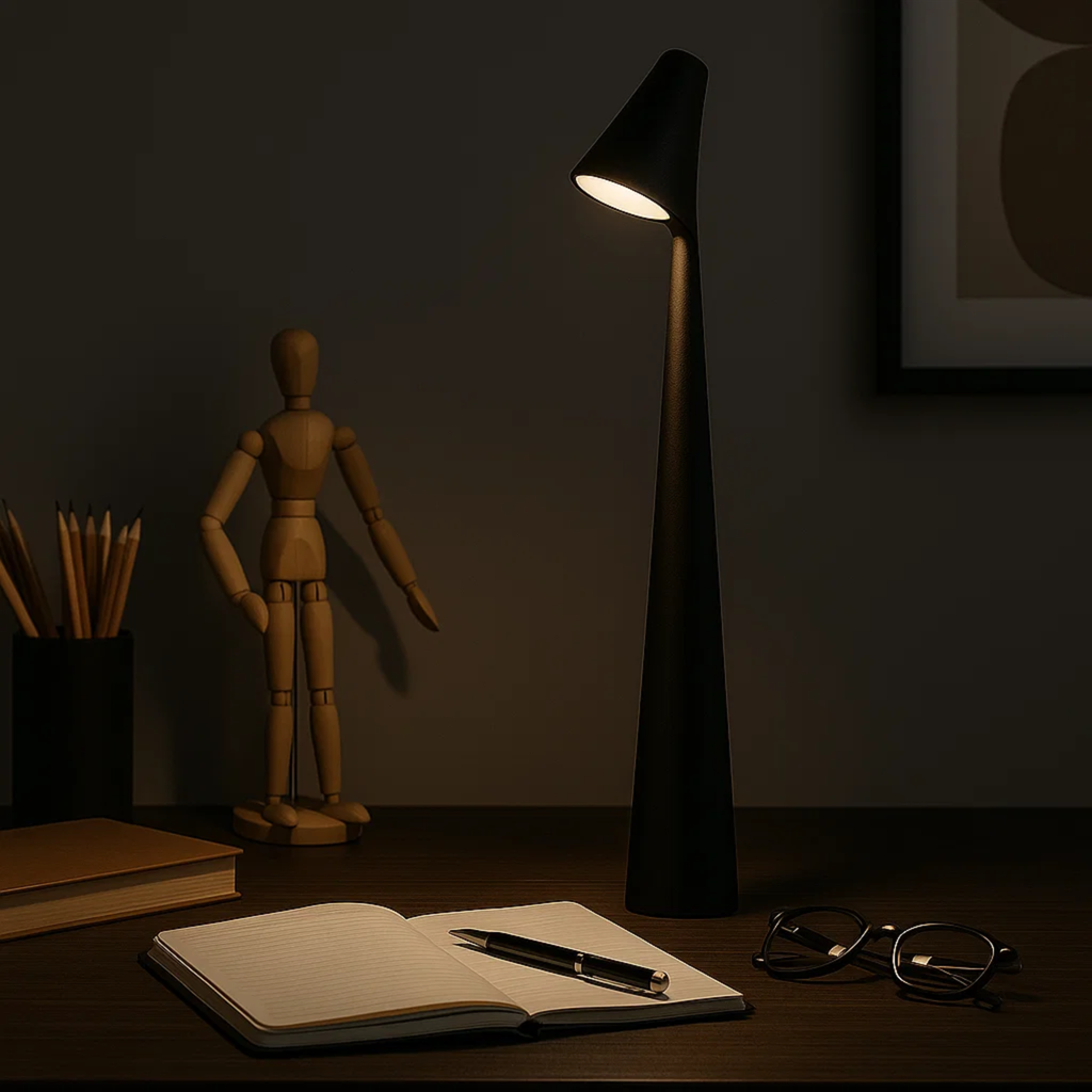 Draadloze slanke tafellamp