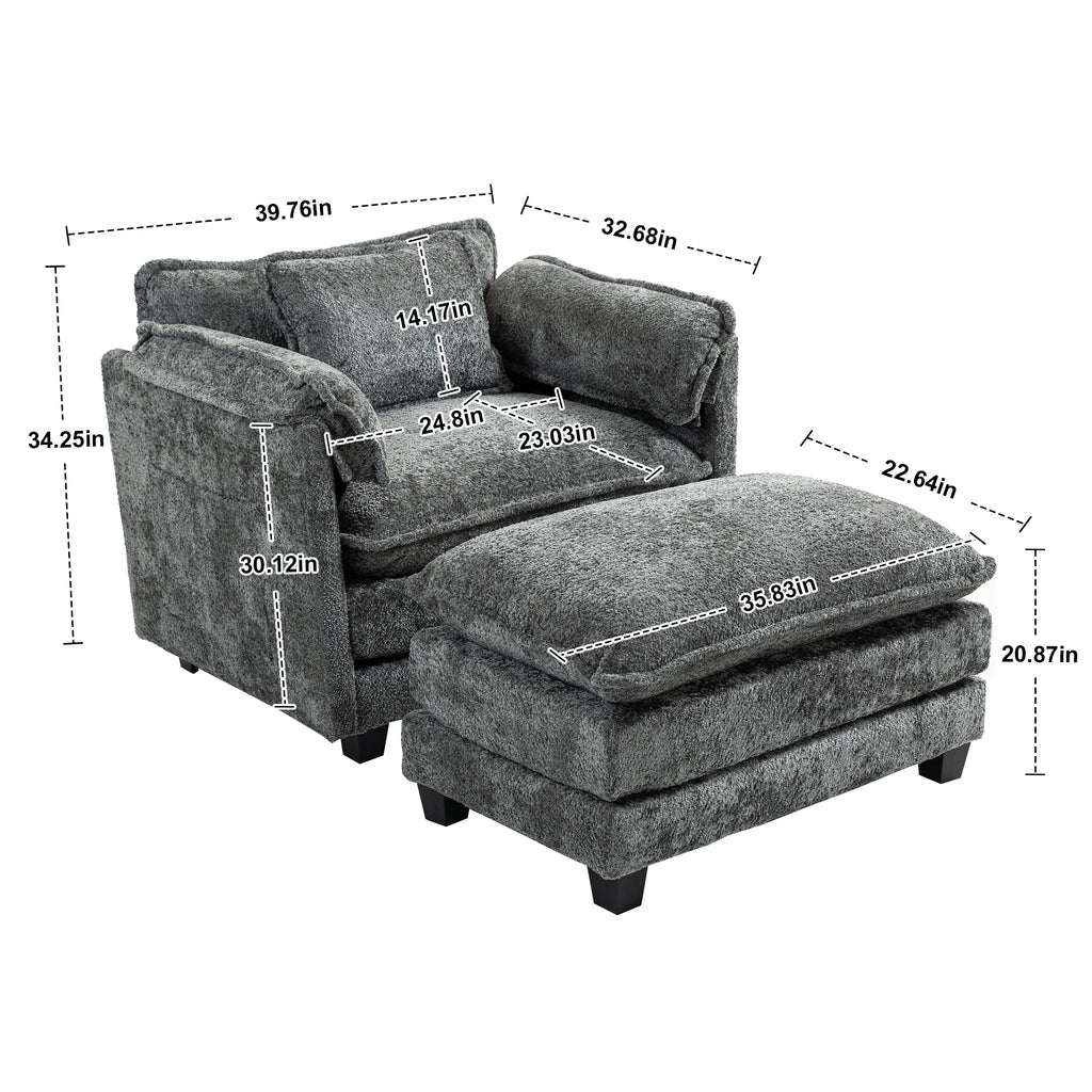 Elin Boucle Accent Chair