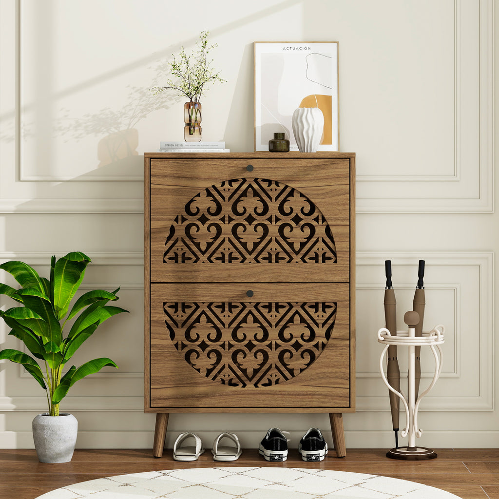 Arna Storage Walnut Cabinet