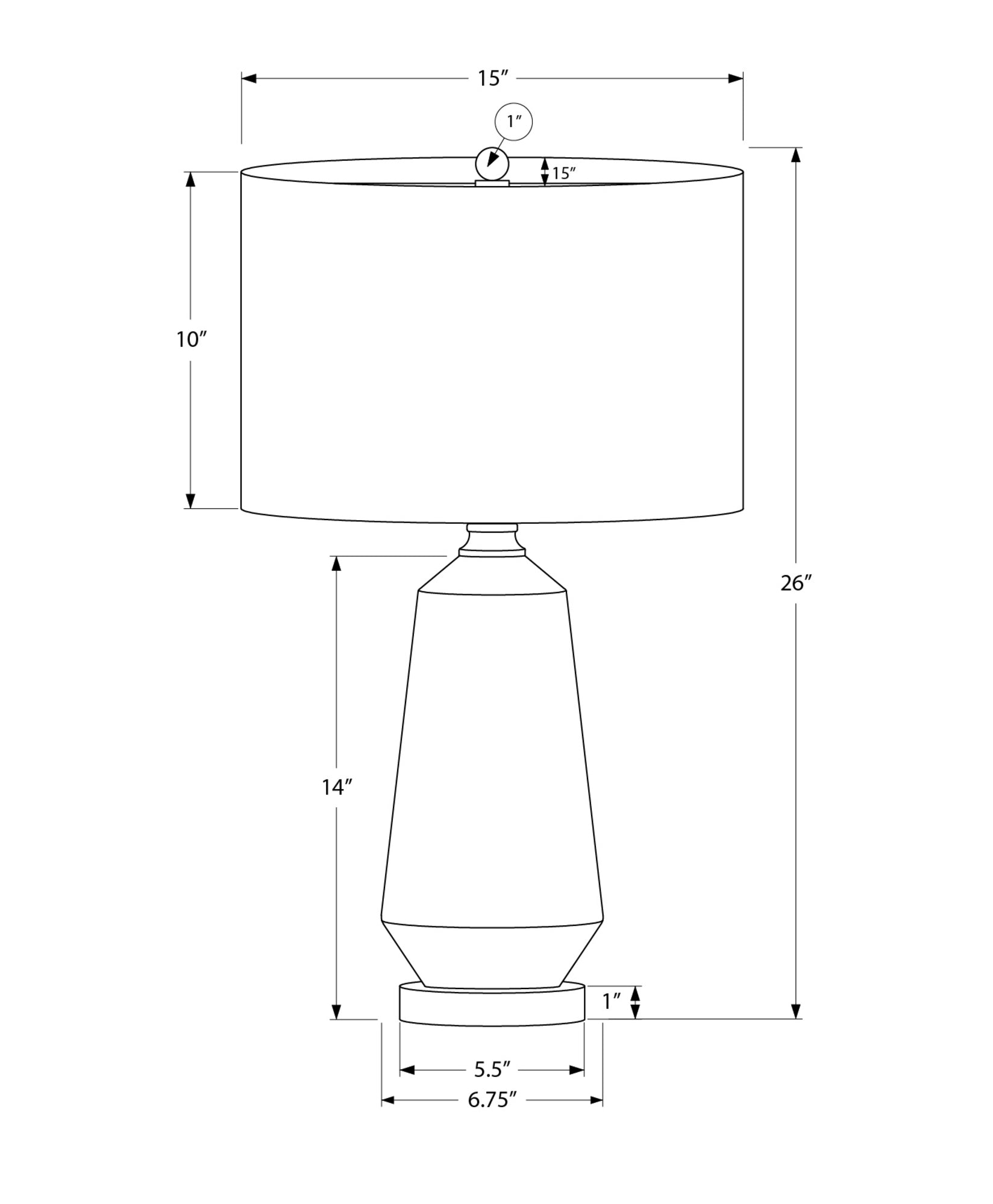 Aija Ceramic Table Lamp