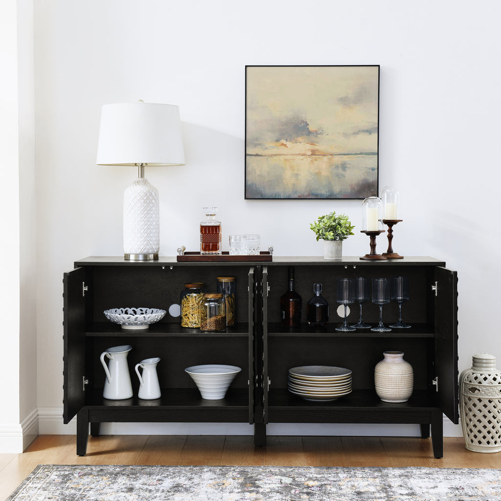 Knud Fluted Solid Wood Sideboard