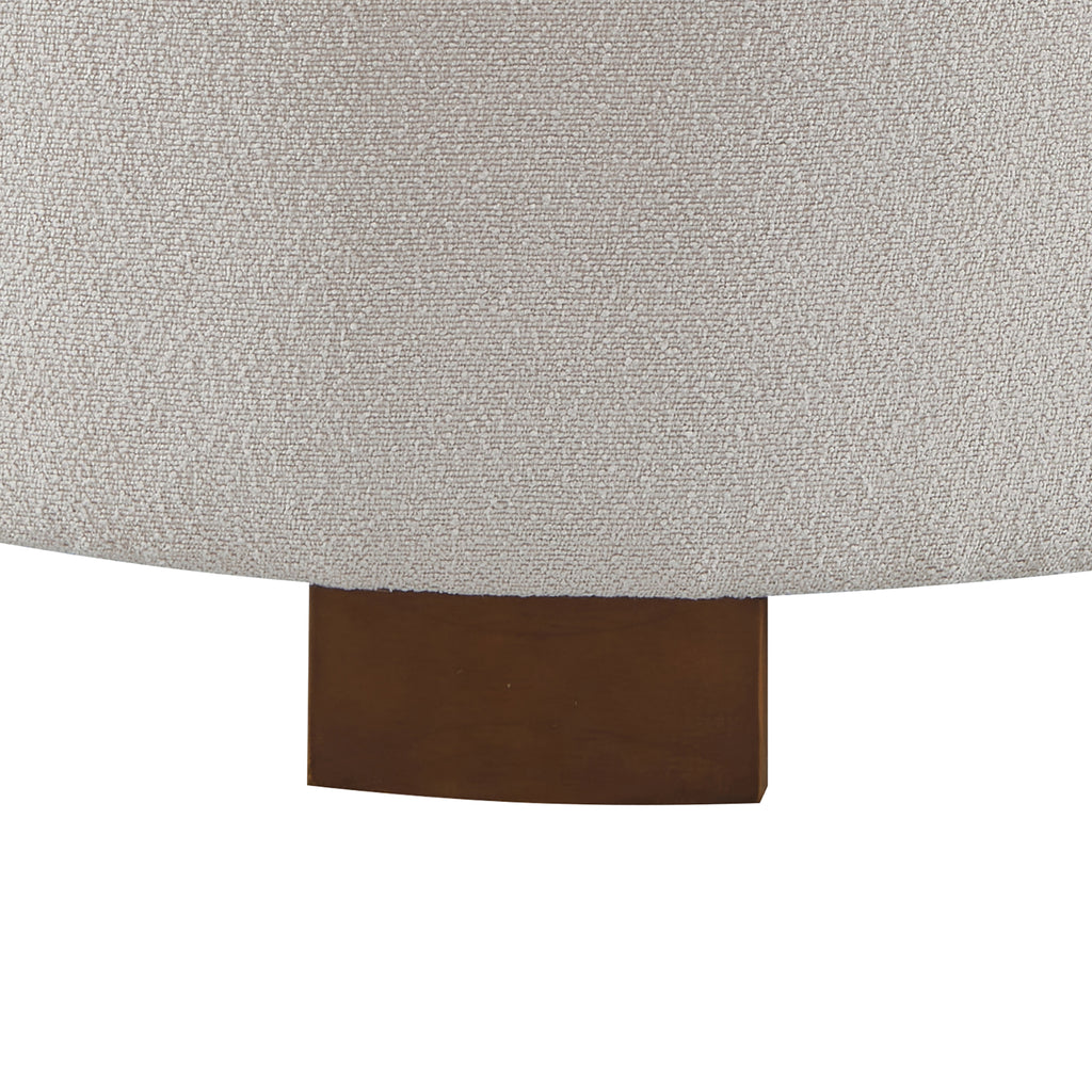 Torhild Round Boucle Ottoman