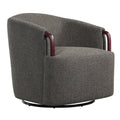 Halvor Barrel Boucle Accent Chair