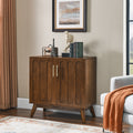 Tilde Fluted Walnut Cabinet