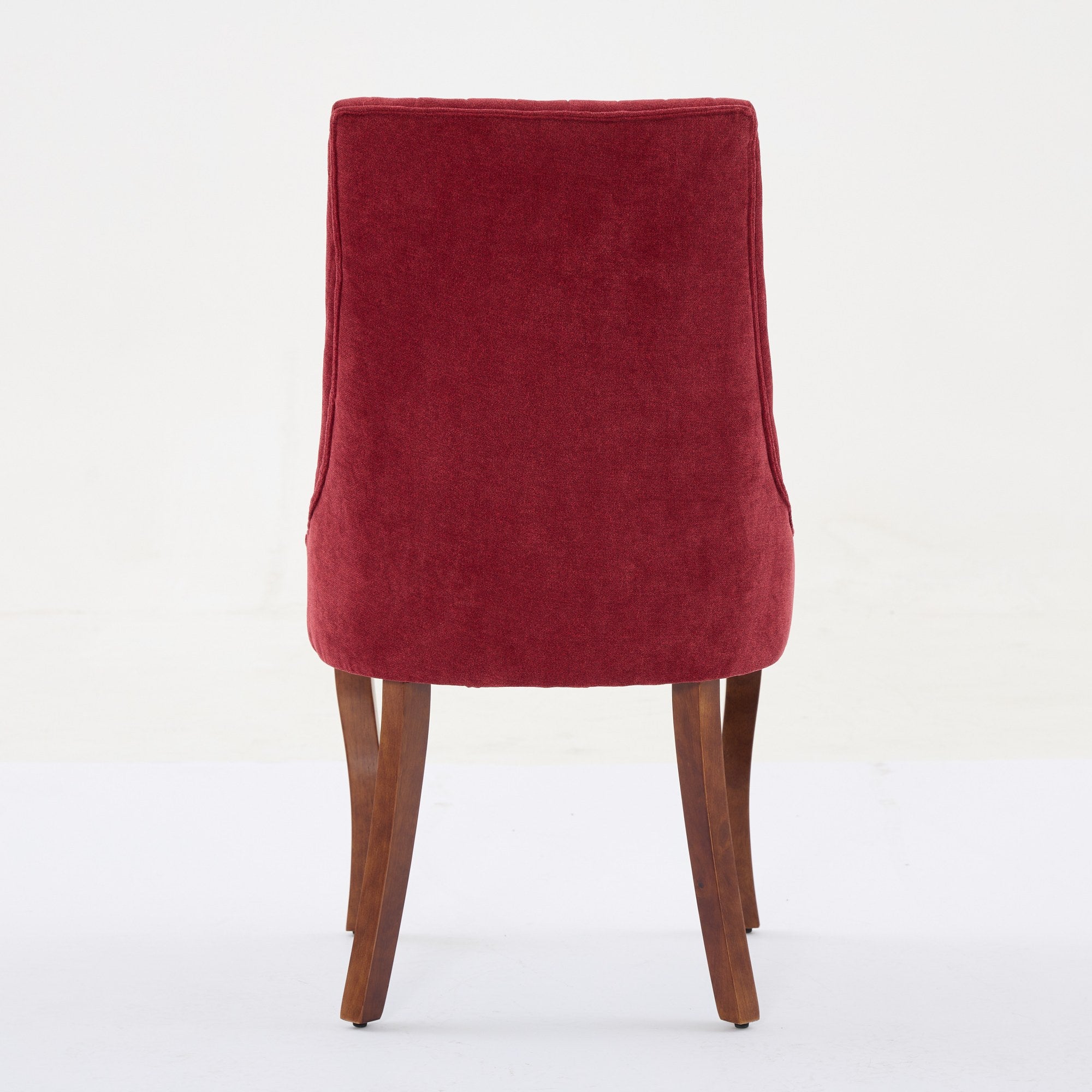 Moa Curved Linen Dining Chair