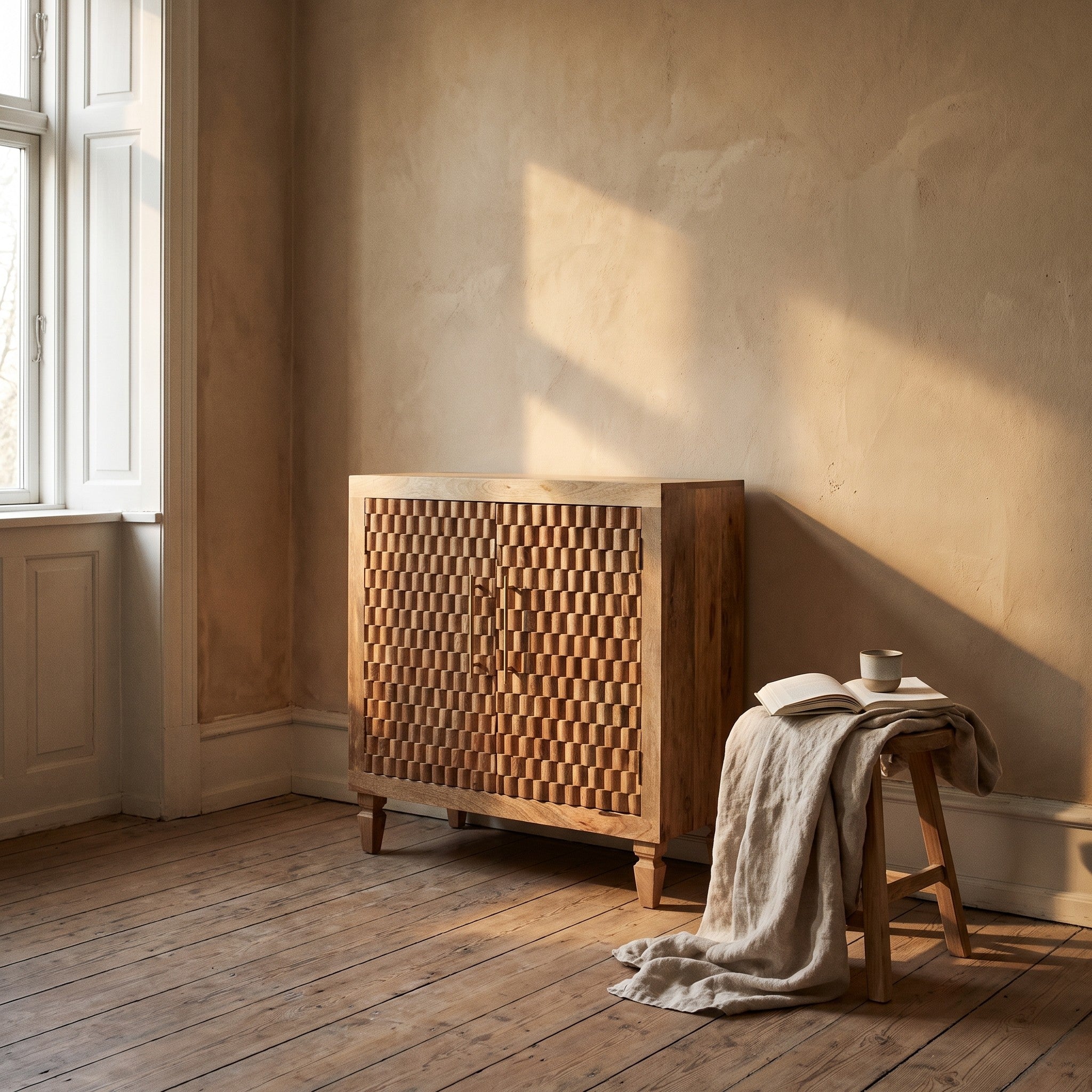 Eyvor Carved Cabinet