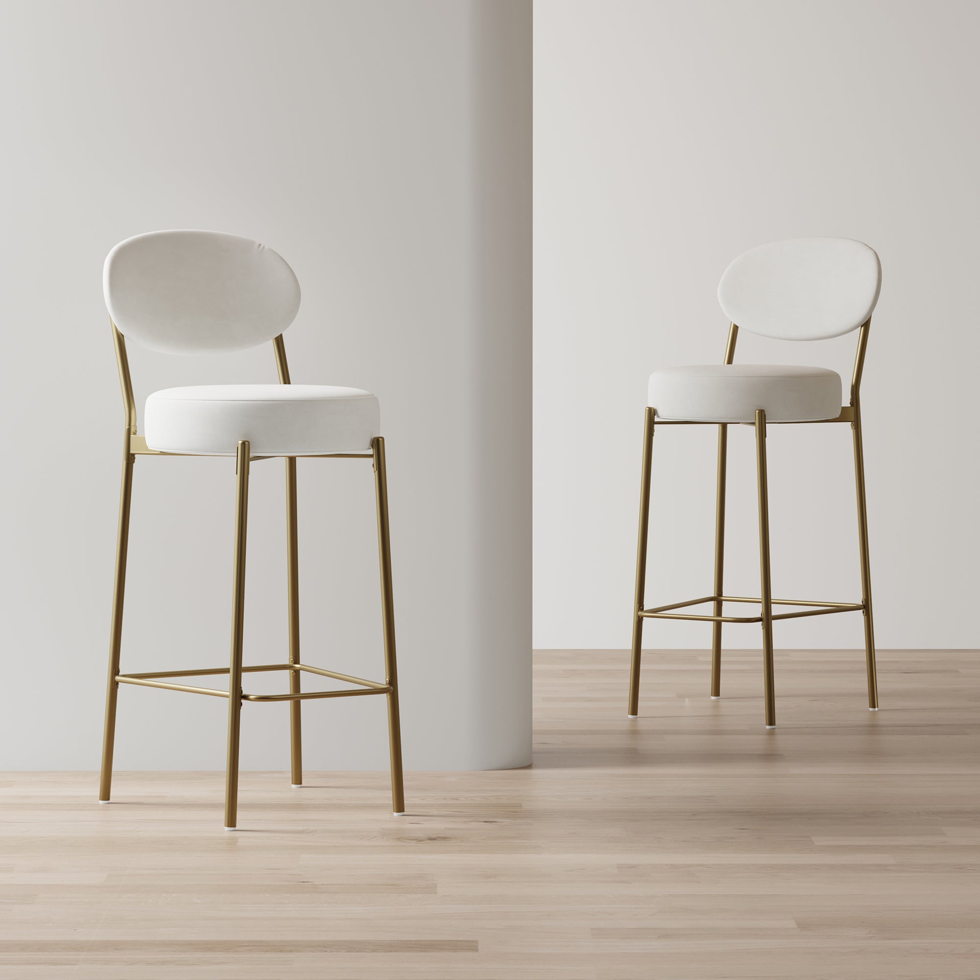 Hilde Round Velvet Dining Chair